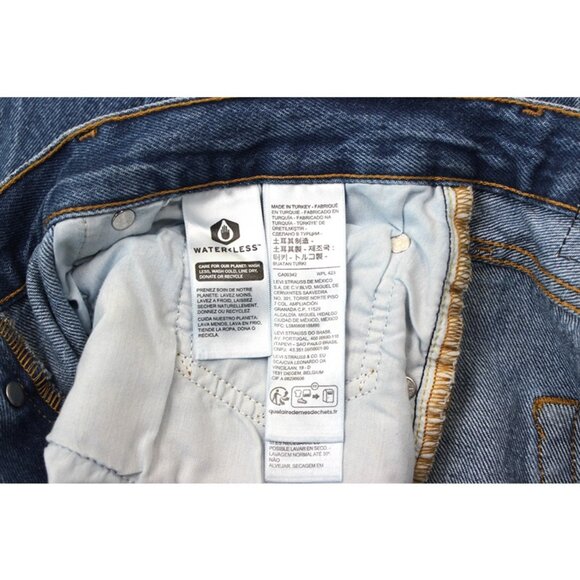 nwt LEVI'S® Premium 501 The Original ‘90s Mid-Rise Straight-Leg Blue Jean (31) - Picture 11 of 16